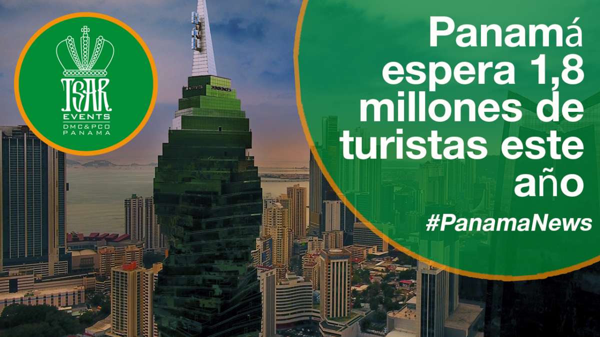 Panamá espera 1,8 millones de turistas este año